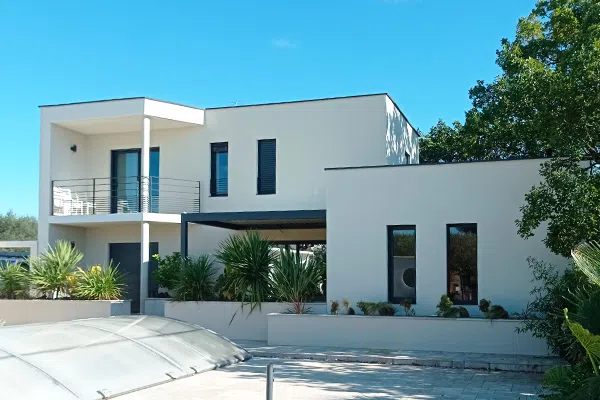 Isolation en façade pour un gîte à Alès en Cévènnes