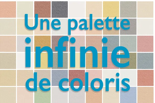 Un extrait de la palette de couleur de MPR façade