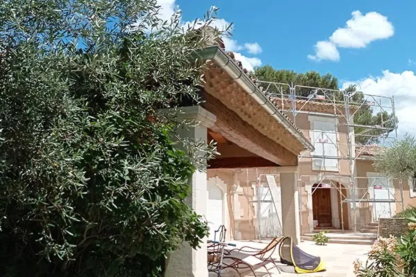 Restauration de la zinguerie d'une villa à Prades-le-Lez