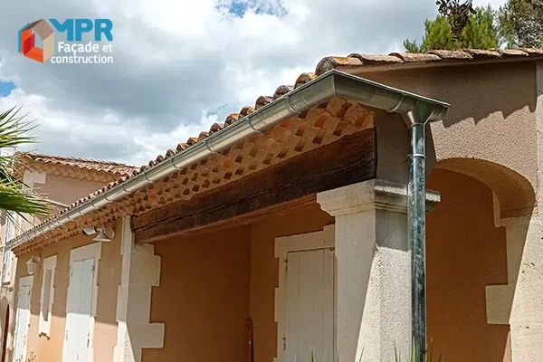 Rénovation de la zinguerie d'une villa à Prades-le-Lez